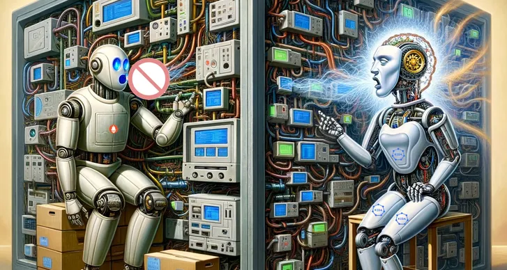 Robots working together